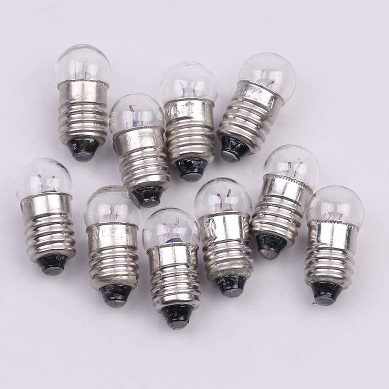 10PCS Miniature Round 0.3A 2.5V Small light cannon for student experiment Bulbs - Picture 9 of 12