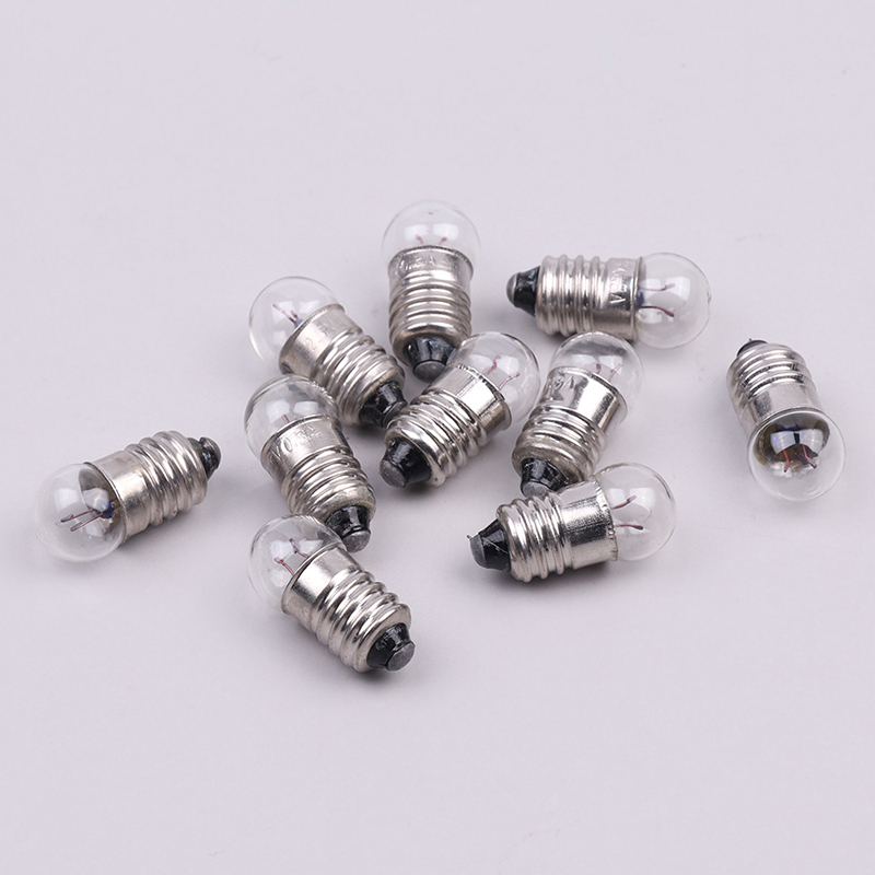 10PCS Miniature Round 0.3A 2.5V Small light cannon for student experiment Bulbs - Picture 10 of 12