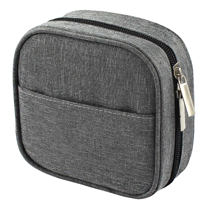 Mini Square Storage Bag Adapter Power Data Cable Headphone Mouse Organizer C-yn - Bild 4 von 15