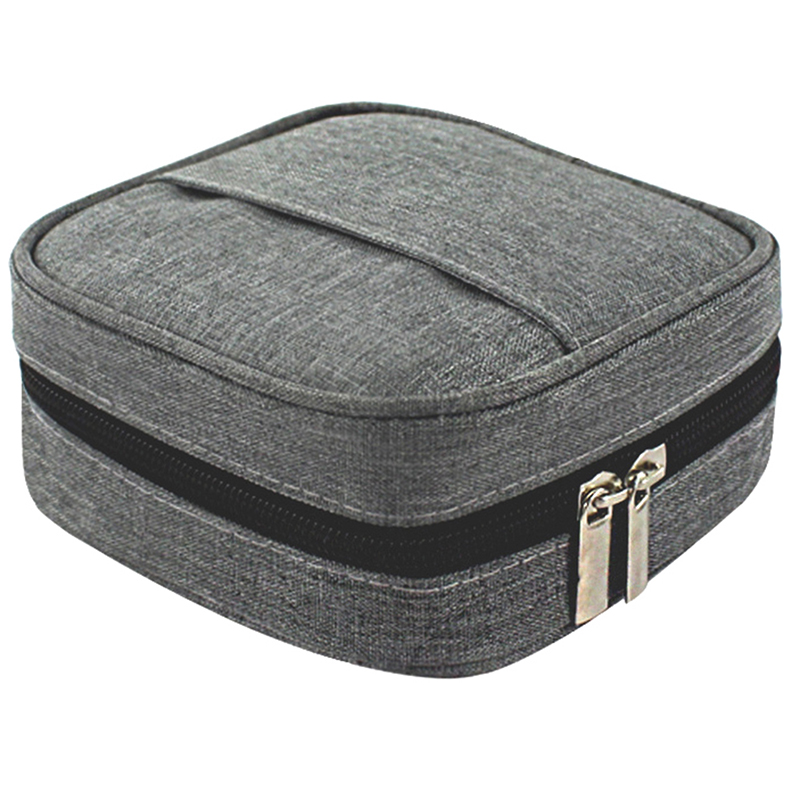 Mini Square Storage Bag Adapter Power Data Cable Headphone Mouse Organizer C-yn - Bild 10 von 15