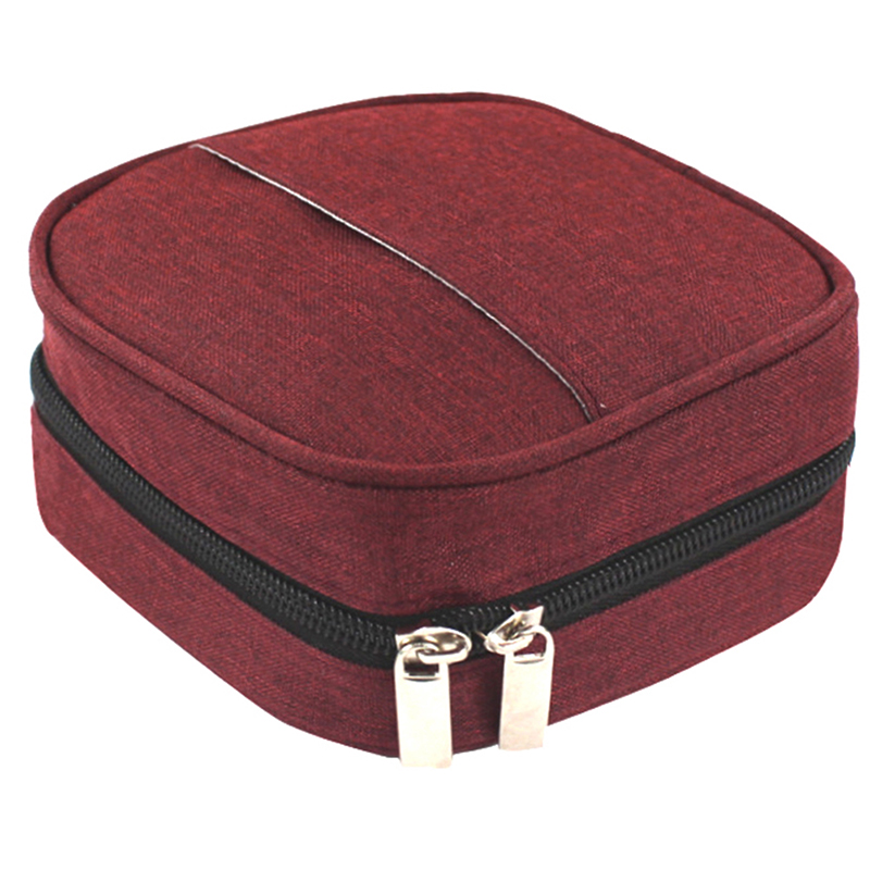 Mini Square Storage Bag Adapter Power Data Cable Headphone Mouse Organizer C-yn - Bild 11 von 15