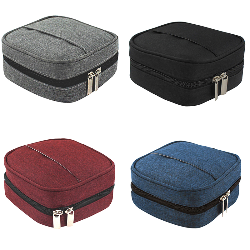 Mini Square Storage Bag Adapter Power Data Cable Headphone Mouse Organizer C-yn - Bild 6 von 15
