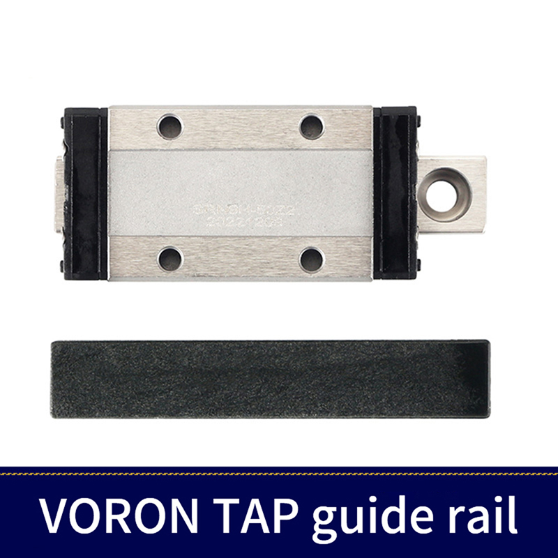 Veekaft 2 sets zwarte coating MGR-rail MGR9 miniatuurgeleiding 500 mm met MGN9H slee, geschikt