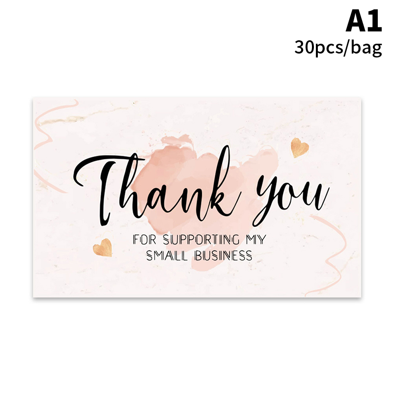 30PCS Thank You for Your Order Business Cards Gift Business Greeting Card - Picture 9 of 14