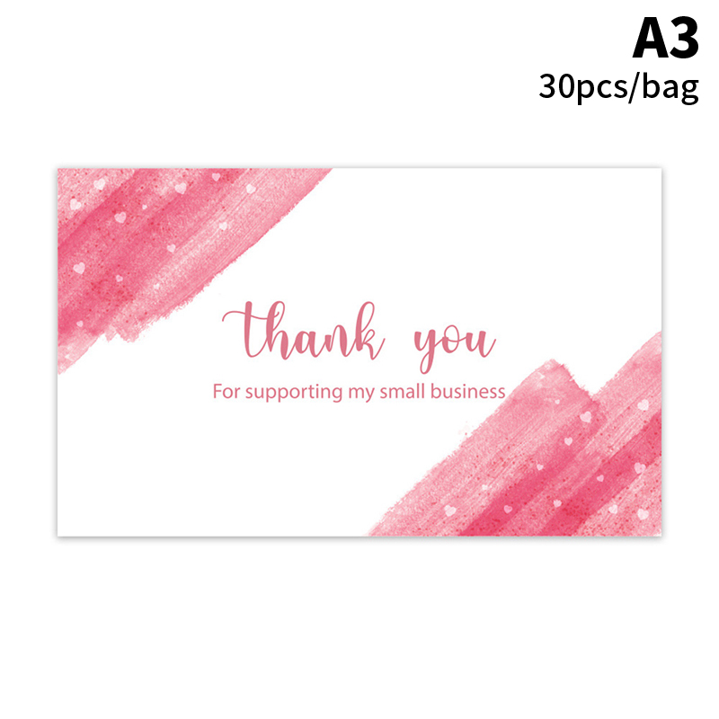 30PCS Thank You for Your Order Business Cards Gift Business Greeting Card - Picture 11 of 14