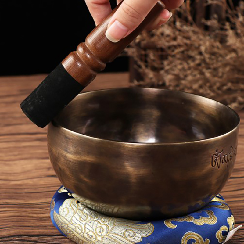12/12.5/13cm Tibetan Singing Bowl Leather Stick Buddhist 'Singing Bowl Mallet#B