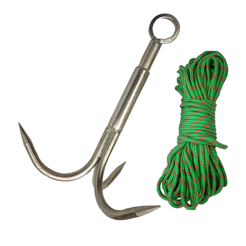 Flying Claw Survival Grappling Steel Hook Rock Climbing Claw Outdoor Carabiner - Bild 9 von 9
