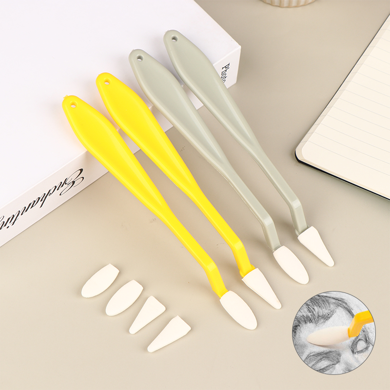 1Set Art Sketch Wipe Knife Drawing Correct Detail Eraser Pen Sketch Clean T-bu - Picture 1 of 14