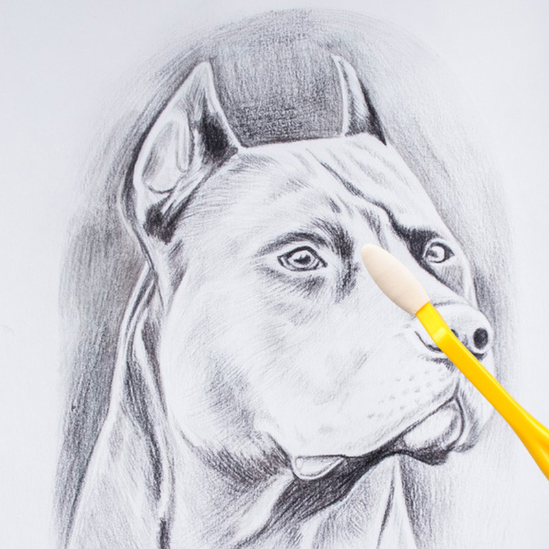 1Set Art Sketch Wipe Knife Drawing Correct Detail Eraser Pen Sketch Clean T-bu - Picture 9 of 14