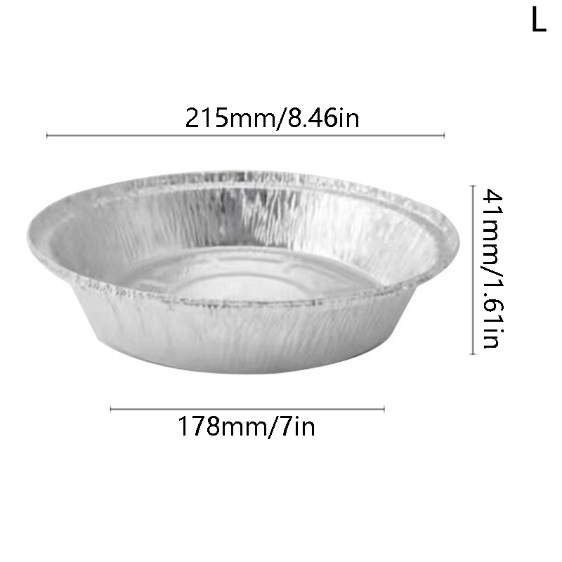 10Pcs 6/7/8/9 inch Round Tin Foil Pie Dish Tin Cake Tray Baking Pans Bake Cas ~~ - Picture 12 of 13