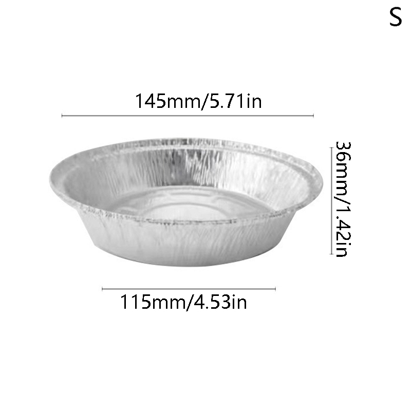 10Pcs 6/7/8/9 inch Round Tin Foil Pie Dish Tin Cake Tray Baking Pans Bake Cas ~~ - Picture 10 of 13