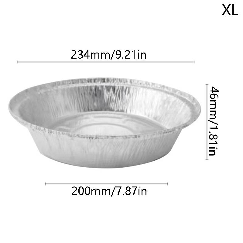 10Pcs 6/7/8/9 inch Round Tin Foil Pie Dish Tin Cake Tray Baking Pans Bake Cas ~~ - Picture 13 of 13
