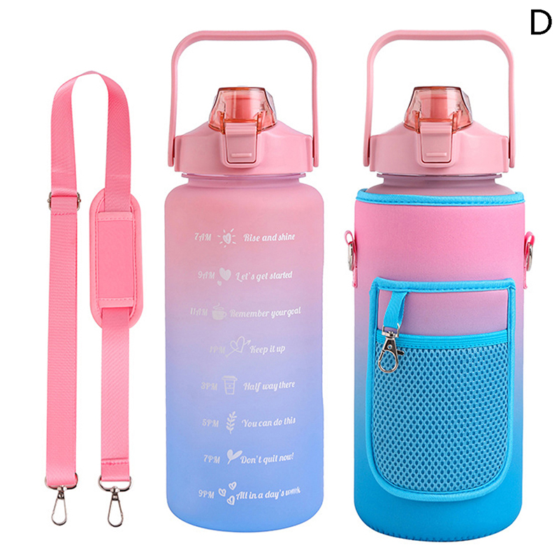 2000ML Half Gallon Sport Bottle Cover Large Capacity Water Bottle Sleeve C2