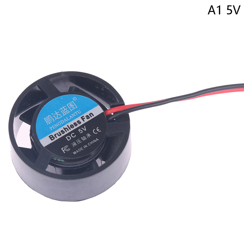 1Pc Notebook Micro Cooling Fan 25.5x10mm 5/9/12/24V Round Mini For Led Lamps GF - Afbeelding 13 van 16
