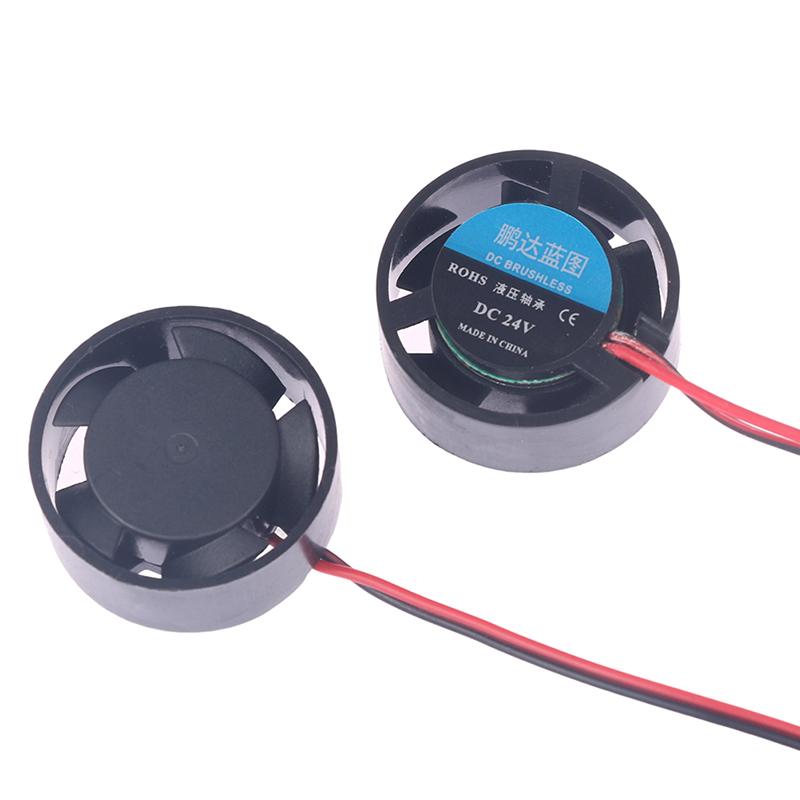 1Pc Notebook Micro Cooling Fan 25.5x10mm 5/9/12/24V Round Mini For Led Lamps GF - Afbeelding 11 van 16