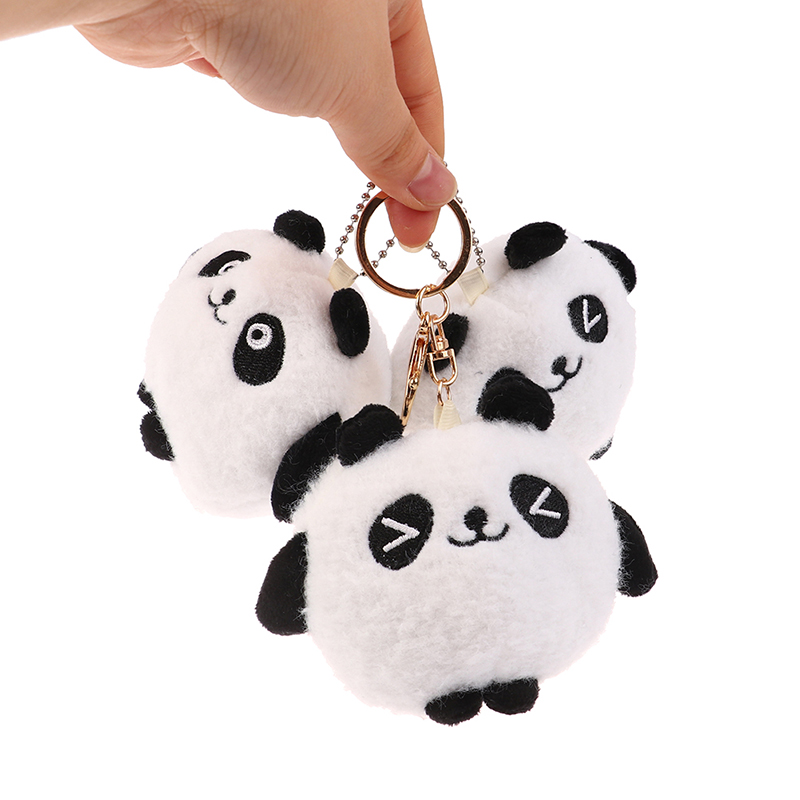 Cute Cartoon Panda Plush Toy Small Mini Doll Pendant Doll Keychain Bag Pendan ~~