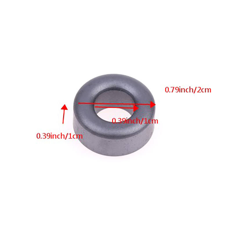 System-S 10-Pack 9mm Split Ferrite Core Rings – Folding Noise Filter For Cables, Black - View #2