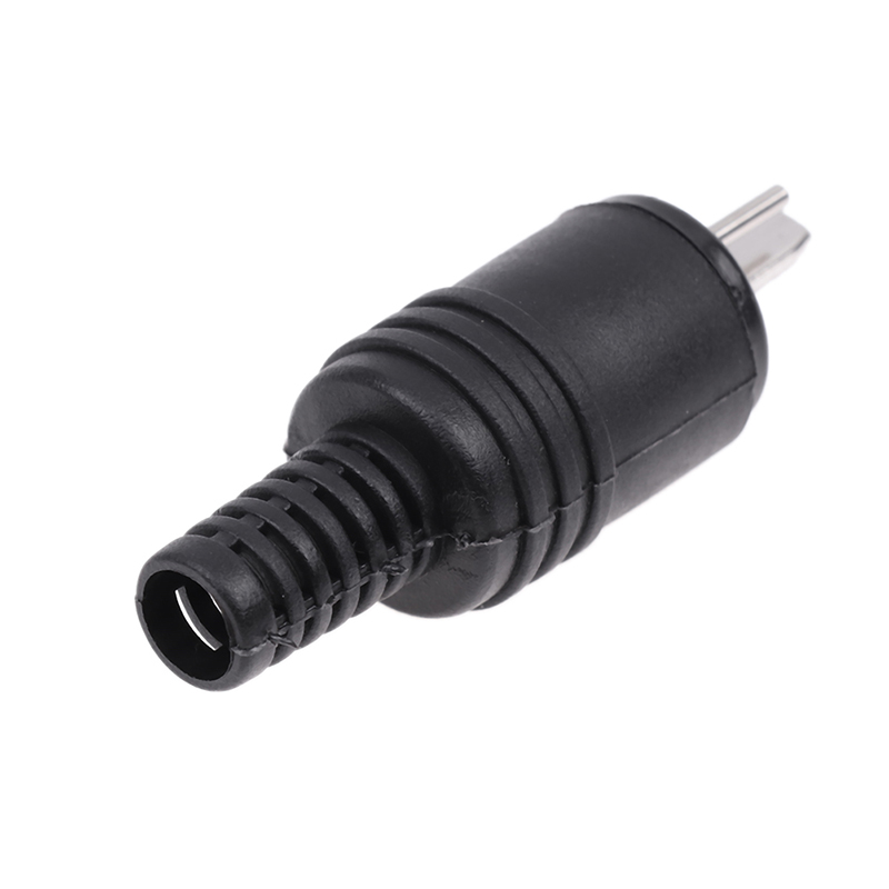 1pcs 2 Pin DIN Speaker Wire Plug 2P Hifi Loudspeaker Cable Solder Connector - Zdjęcie 7 z 14