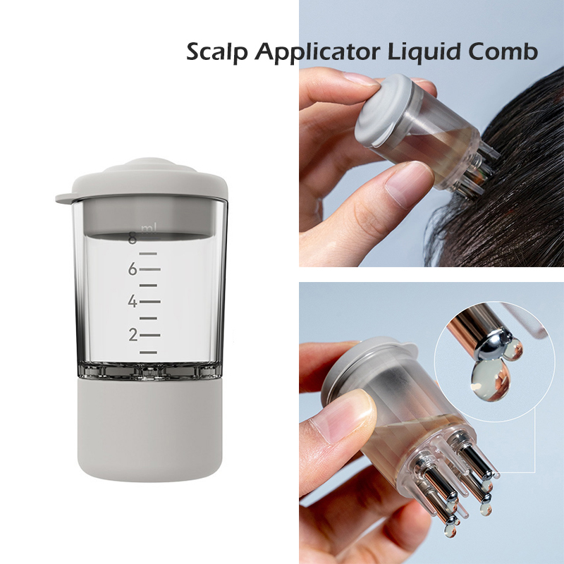 Scalp Applicator Liquid Guiding Hair Growth Comb Serum Oil Apply Head Massager Scalp Applicator Liquid Guiding Hair Growth Comb Serum Oil Apply Head Massager