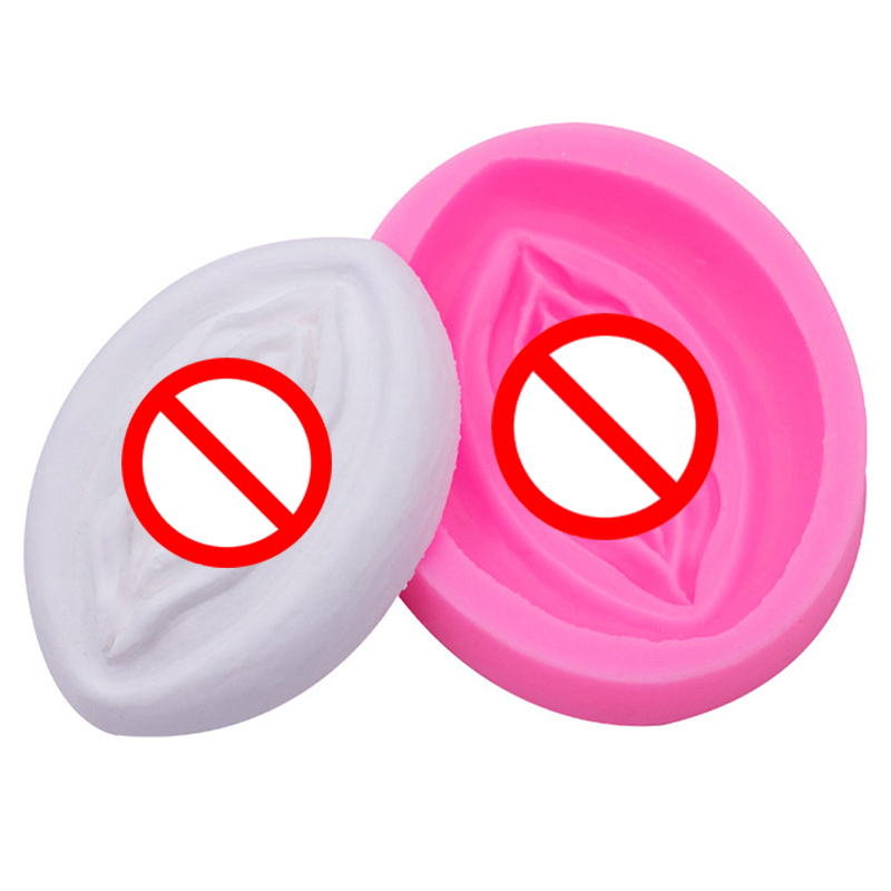 Molde de silicona con forma de vagina femenina de 1 pieza para pastel jabón artesanal fabricación de velas decoración GF - Imagen 5 de 5