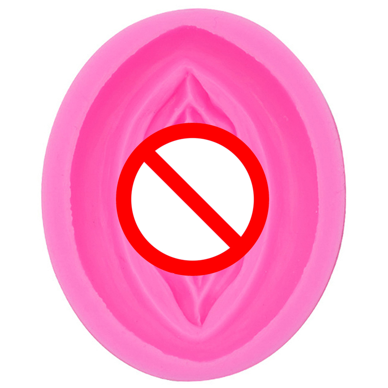 Molde de silicona con forma de vagina femenina de 1 pieza para pastel jabón artesanal fabricación de velas decoración GF - Imagen 2 de 5