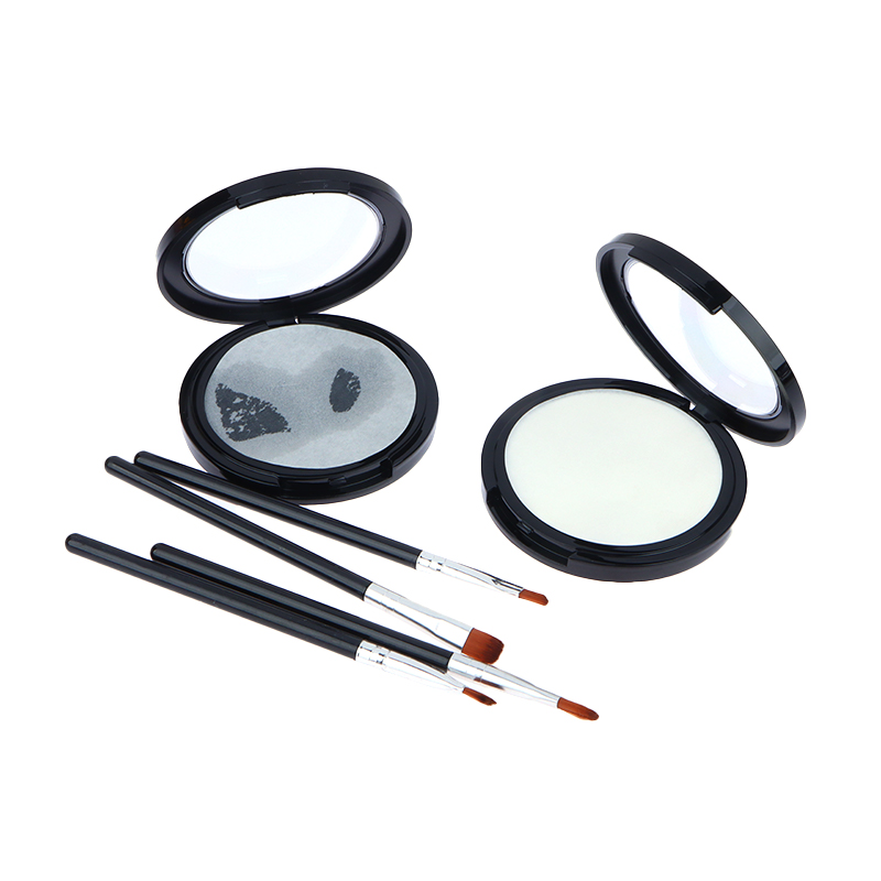 White Marker Brow Paste Permanent Makeup Microblading Mapping Paste Brush Too JC
