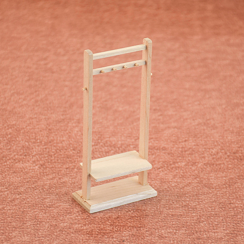 1:12 Dollhouse Mini Coat Rack Clothes Stand Garment Organizer Furniture Decor EI 1:12 Dollhouse Mini Coat Rack Clothes Stand Garment Organizer Furniture Decor EI