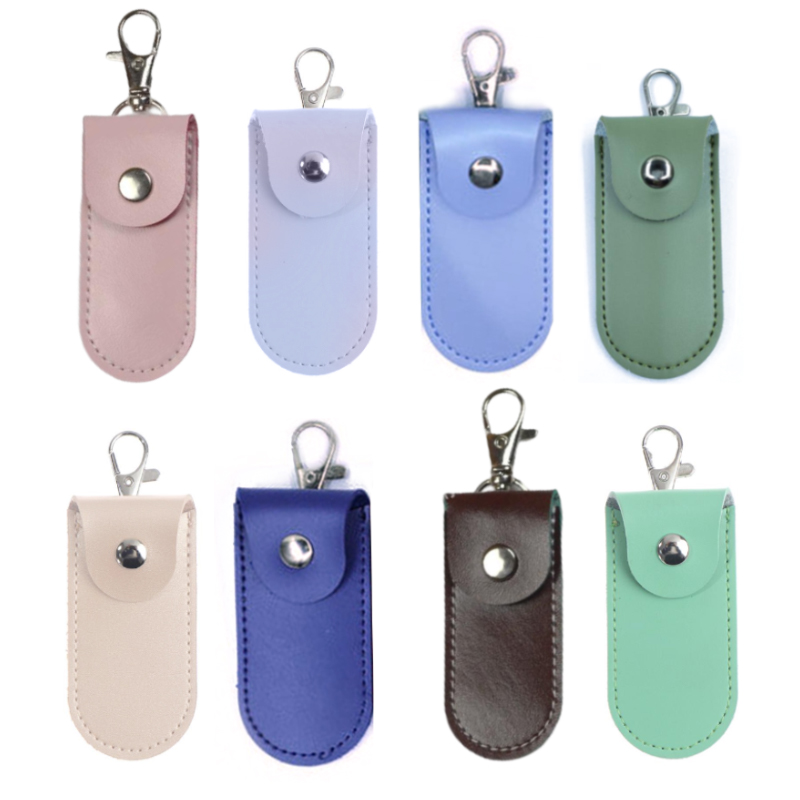 Borsa protettiva USB portatile in pelle con portachiavi per chiavetta USB flash drive- Borsa protettiva USB portatile in pelle con portachiavi per chiavetta USB flash drive-