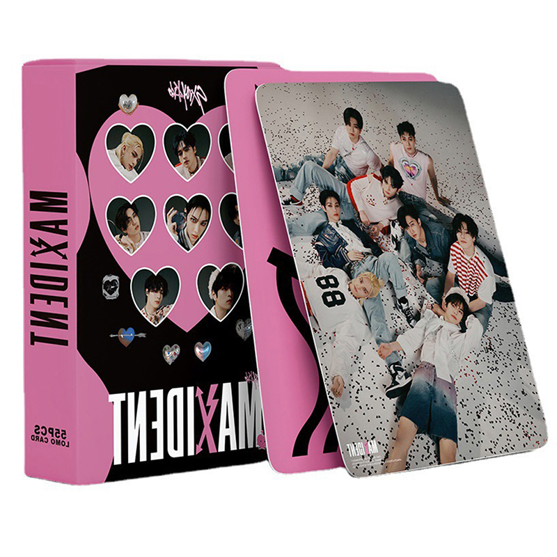 55pcs/set Kpop Stray Kids Lomo Cards New Album Boys Photocards Straykids Pho X❤F