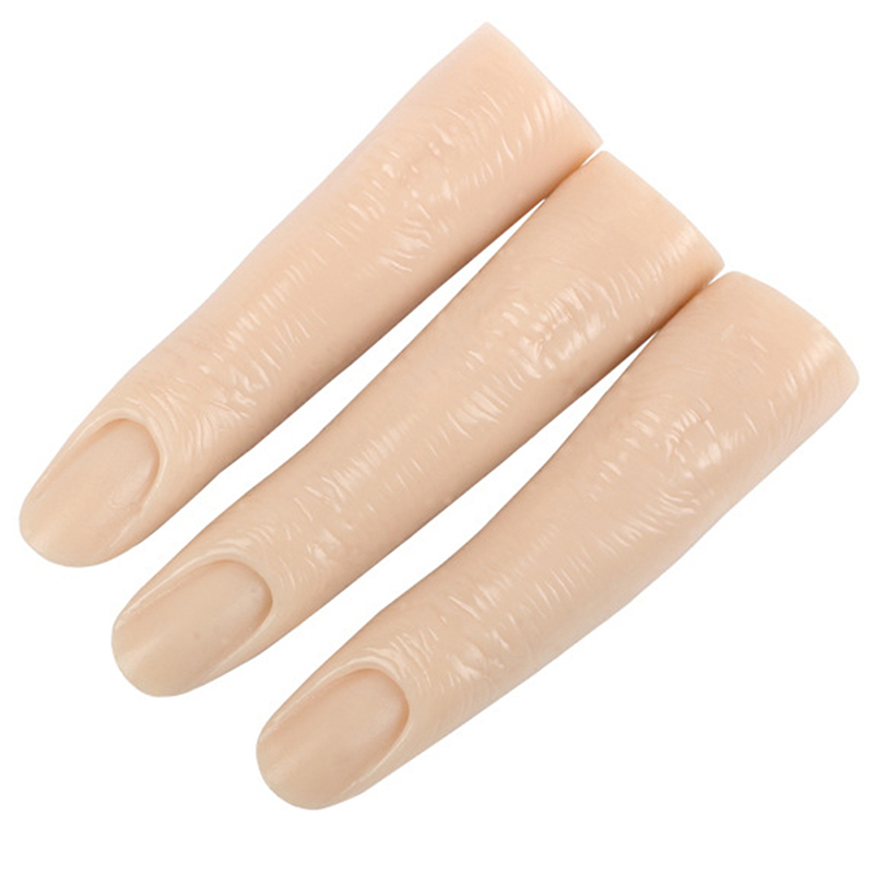 Practice Silicone Finger Model Tool With Joints Bendable Silicone Fake Finger CH Practice Silicone Finger Model Tool With Joints Bendable Silicone Fake Finger CH