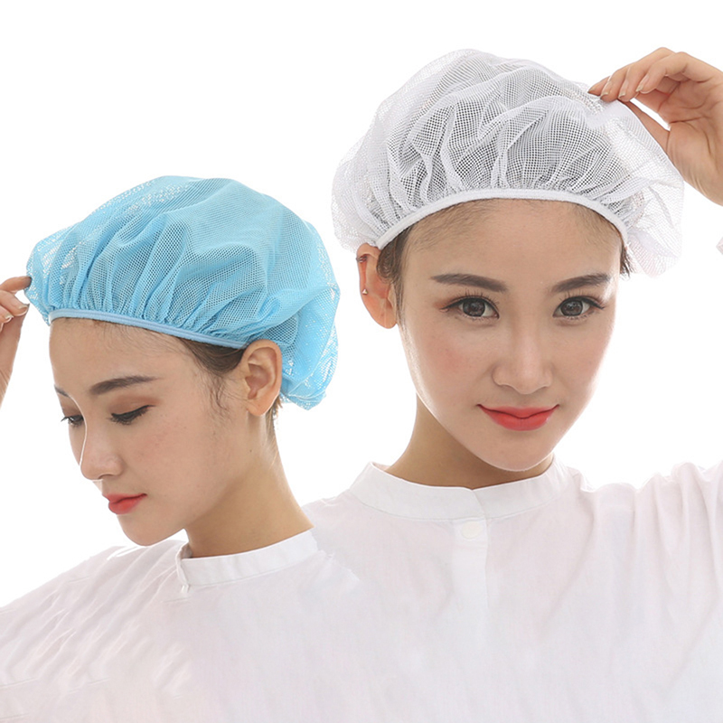 Mesh Chef Hat Reusable Kitchen Restaurant Hotel Bakery Catering Cooking Cap Work