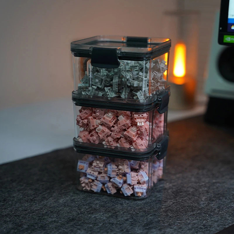 Switch Container (Can Store Up to 114pcs) for Mechanical Keyboard Switches - Photo 8/14