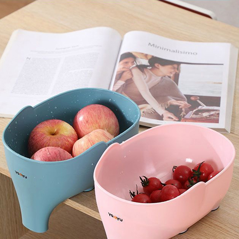 Online Celebrity Drain Bowl Drain Basket Fruit Drain Fruit Plate Wash Vegetable* Online Celebrity Drain Bowl Drain Basket Fruit Drain Fruit Plate Wash Vegetable*