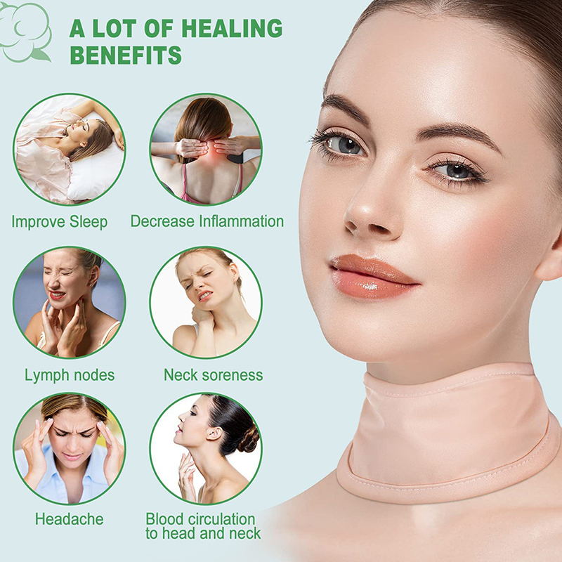 Reusable Castor Oil Pack Wrap Pure Color Health Conditioning Neck Wrap