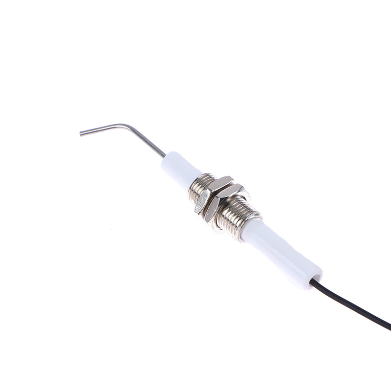 Spina pezzo terminale elettrodente ceramica con filo 30 cm 2 3 mm morsetto CJ-