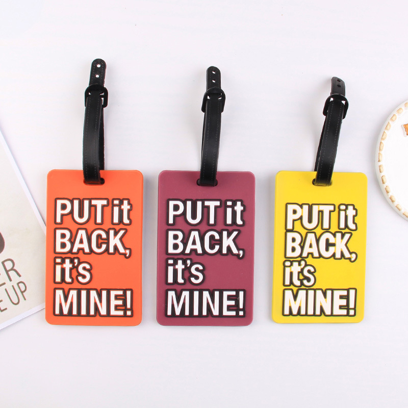 Carino tag silicon letter valigia confezione tag PVC etichette da viaggio CJ- Carino tag silicon letter valigia confezione tag PVC etichette da viaggio CJ-