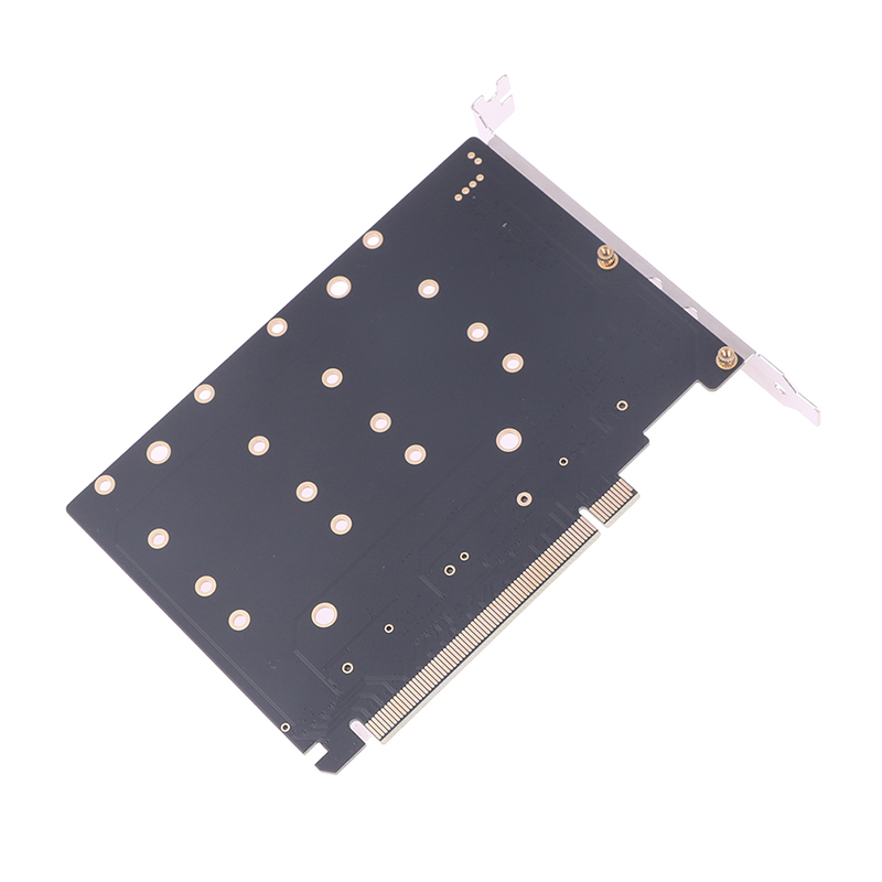 4 Port M.2 NVMe SSD to PCIE X16M Key Hard Drive Converter Reader Expansion Card - Photo 7/10