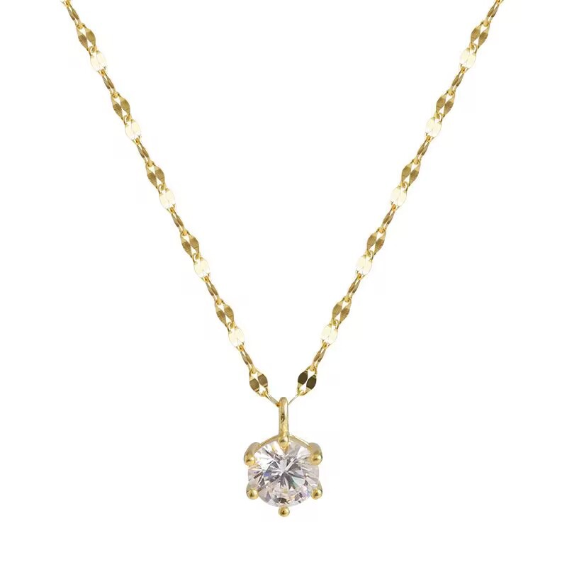 Single diamond locket discount