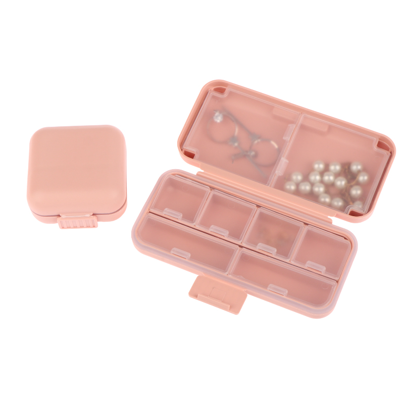 5/8 Grids Double layer Organizer Container For Tablets Travel Pill Jewelry Box 5/8 Grids Double layer Organizer Container For Tablets Travel Pill Jewelry Box