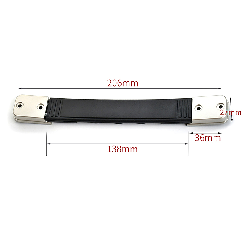 Bagaglio maniglia telescopica viaggi di ricambio maniglia in plastica nera accessori Sn- GU11547