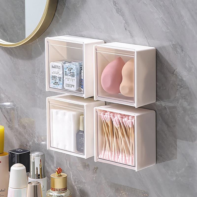 Wall-mounted Storage Box Dustproof Storage Case Home Storage Organization - Picture 8 of 12