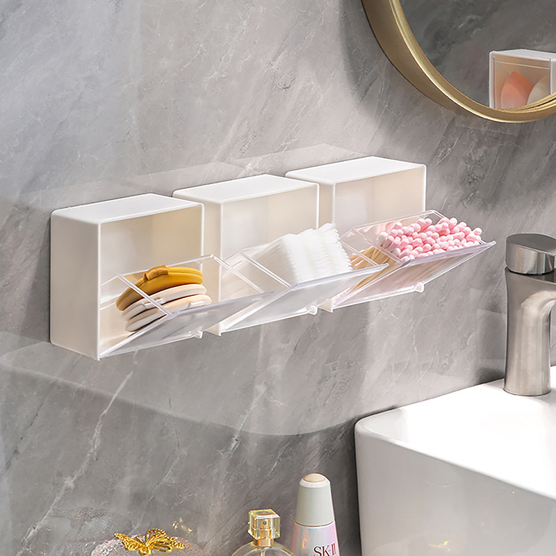 Wall-mounted Storage Box Dustproof Storage Case Home Storage Organization - Picture 7 of 12