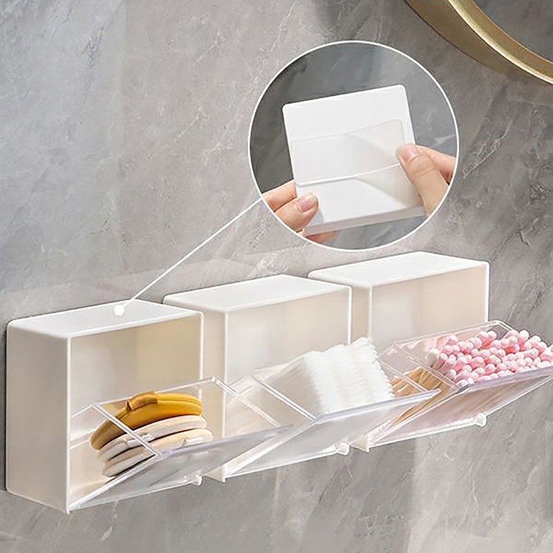 Wall-mounted Storage Box Dustproof Storage Case Home Storage Organization