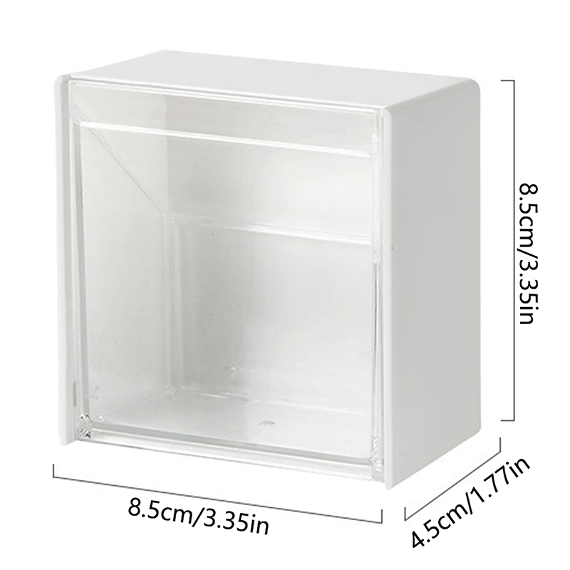 Wall-mounted Storage Box Dustproof Storage Case Home Storage Organization - Picture 3 of 12