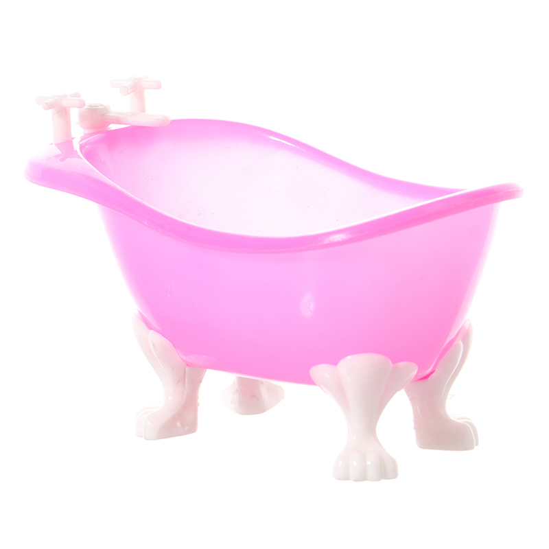 Casa delle bambole mobili in miniatura mini vasca da bagno modello giocattolo simulazione bagno PX-