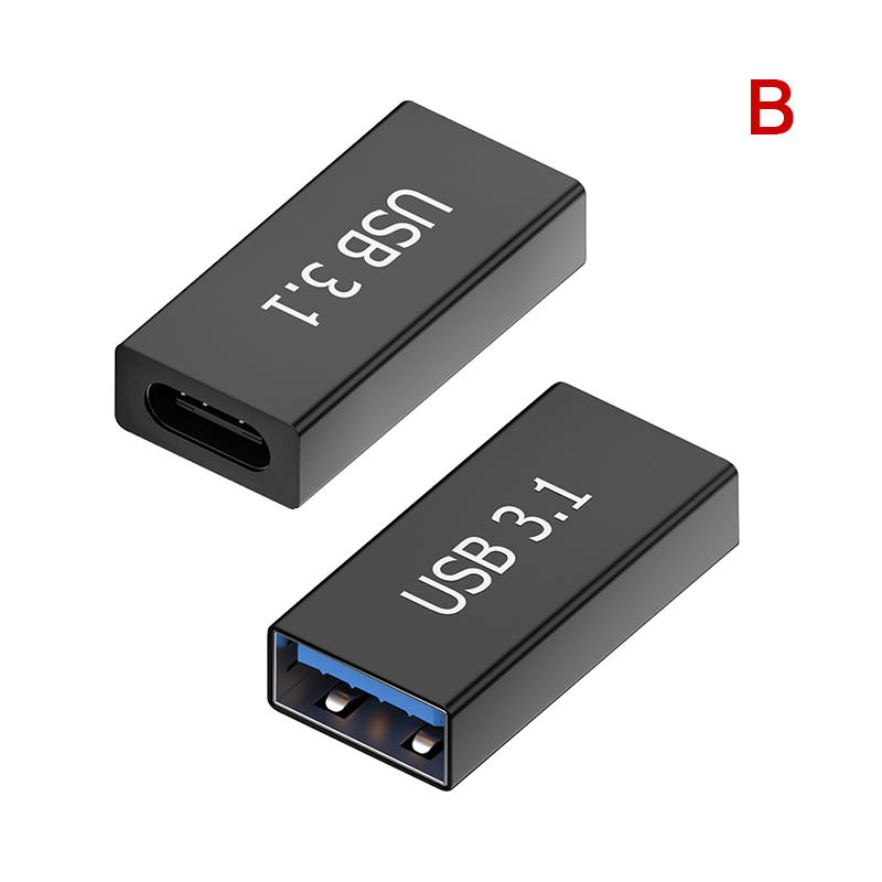 USB 3.1 Coupler Female to USB Type C Female Adapter Super Speed Converter - Picture 10 of 10