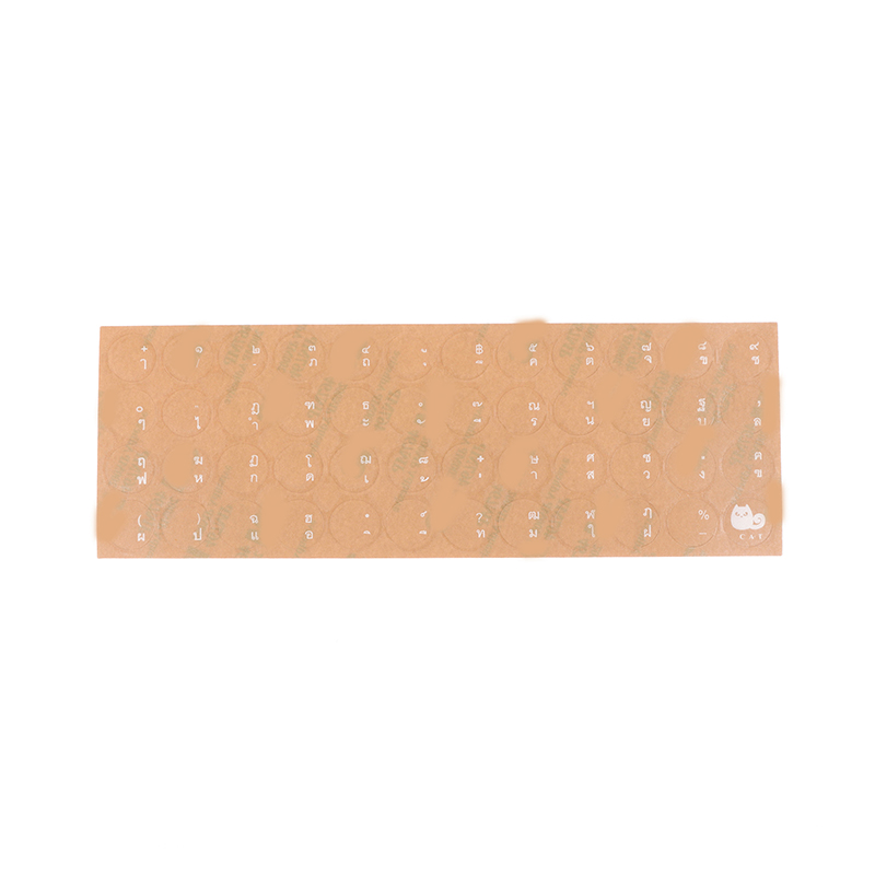 Round Transparent Sticker PC Desktop Keyboard Matte Sticker Thai Full Keybo LANL - Picture 13 of 14