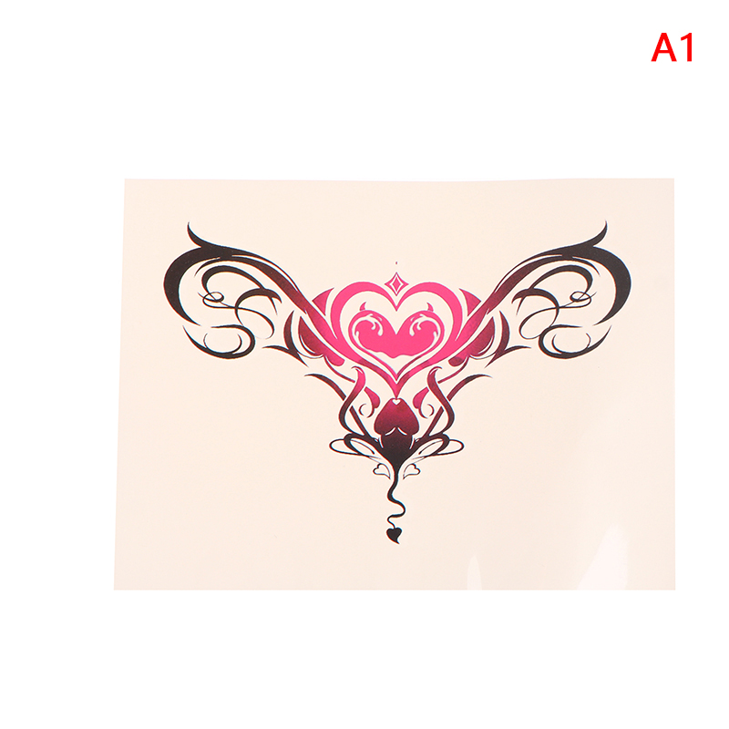 1 Pcs Tatoo Sex Waterproof Temporary Tattoos Womb Fake Tattoos Stic-yn - Picture 13 of 15