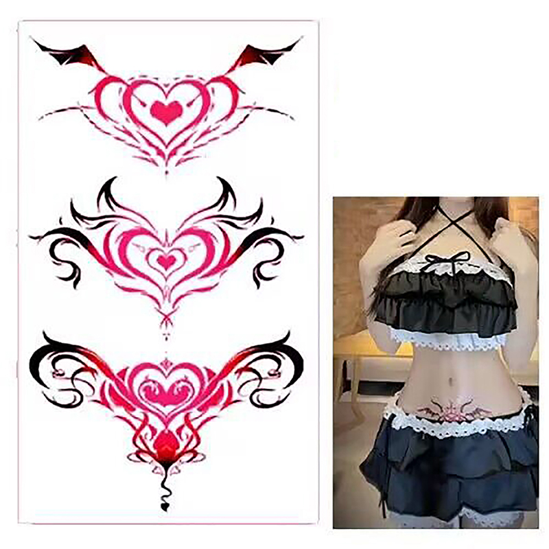 1 Pcs Tatoo Sex Waterproof Temporary Tattoos Womb Fake Tattoos Stic-yn - Picture 8 of 15