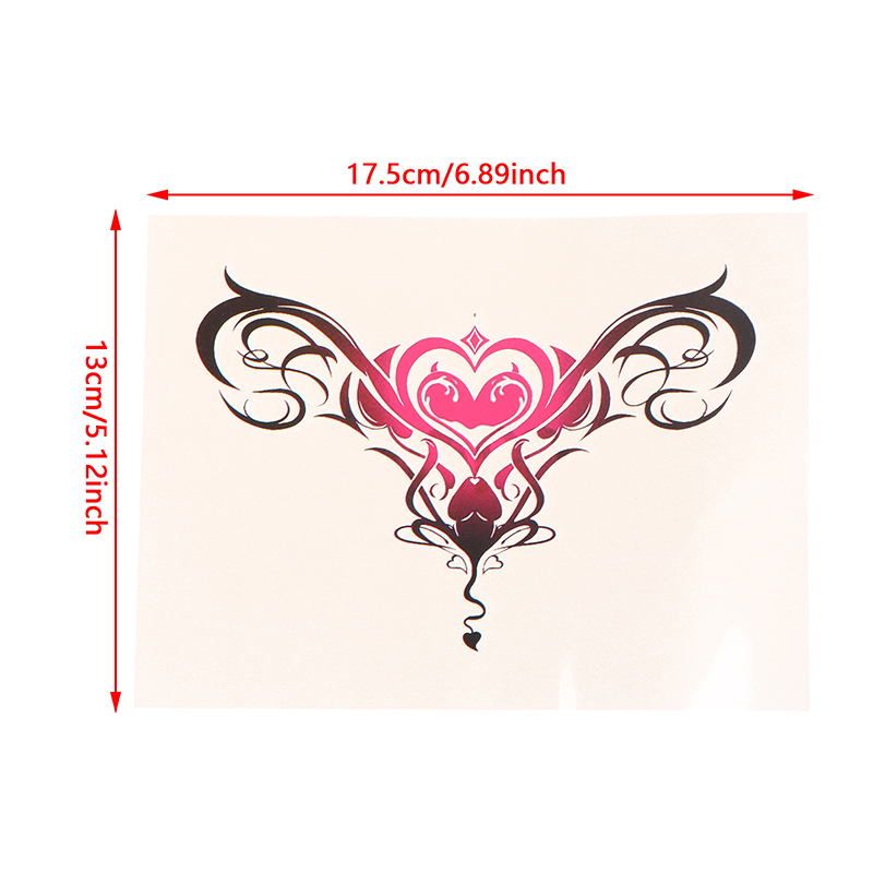 1 Pcs Tatoo Sex Waterproof Temporary Tattoos Womb Fake Tattoos Stic-yn - Picture 3 of 15